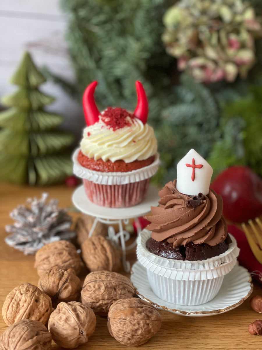 Nikolo & Krampus Cupcakes