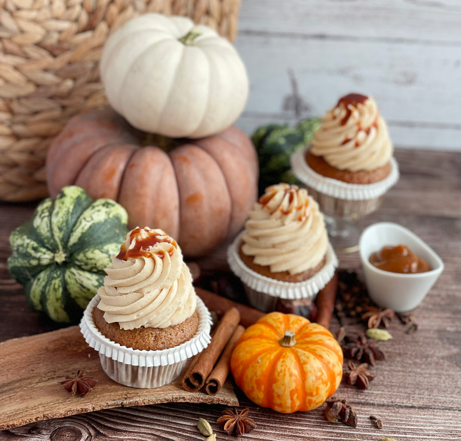 Pumpkin Spiced Latte Cupcake (von Oktober bis Ende Dezember erhältlich!)