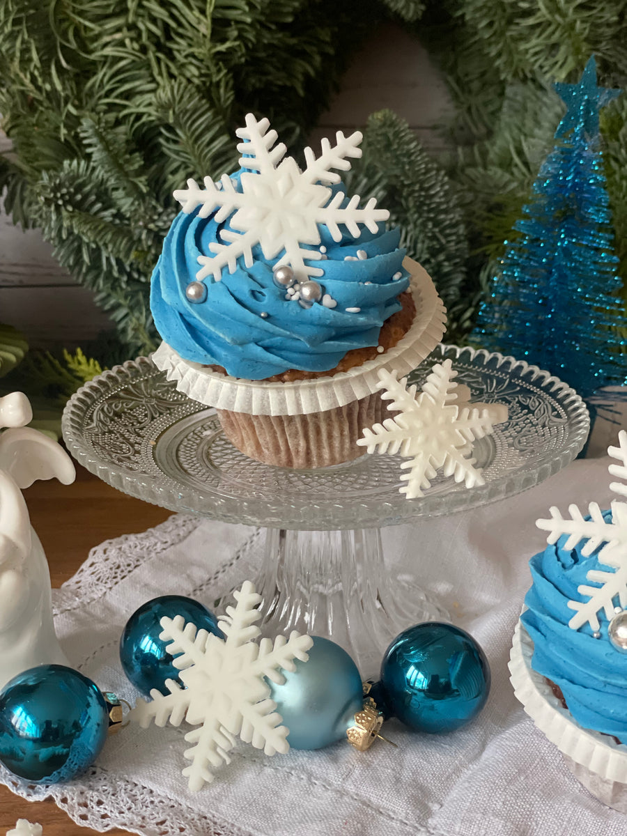 Schneeflocken Cupcake