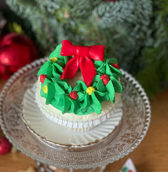 Weihnachtskranz Cupcake bis 24. Dezember erhältlich!