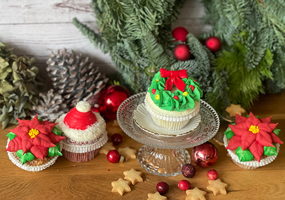 Xmas-Cupcakes, 9er-Set