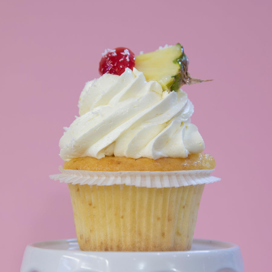 Pina Colada Cupcake, laktosefrei & vegan!